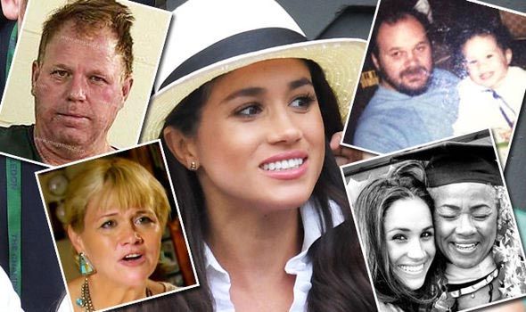 Meghan Markle family with mother and father
