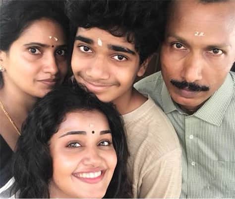 Anupama Parameswaran Family