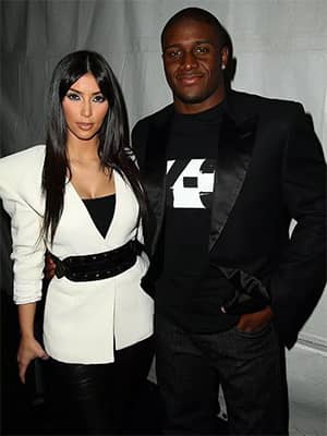 Kim Kardashian and Reggie Bush