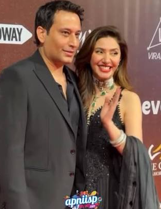 Mahira Khan with husband Salim Karim Mahira Khan with husband Salim Karim