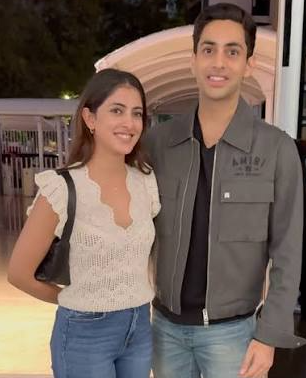 Agastya Nanda with sister Navya Naveli Nanda Agastya Nanda with sister Navya Naveli Nanda