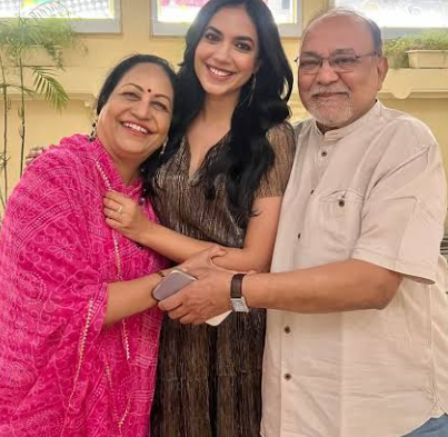 ritu varma with her parents ritu varma with her parents