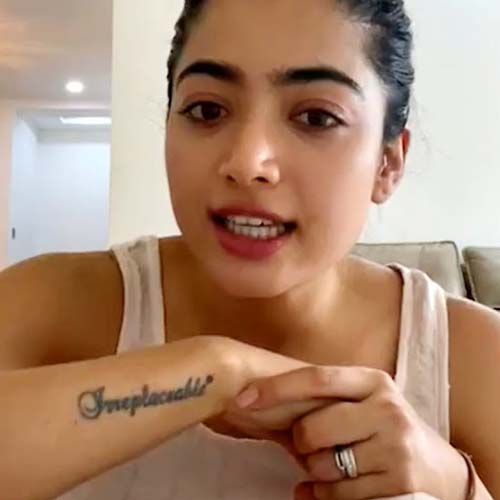 Rashmika Mandanna tattoo