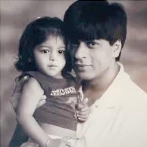 Childhood Image of Suhana Khan