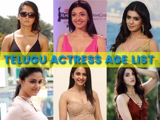 Telugu Actress Age
