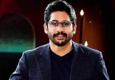 Naga Chaitanya at a Telugu film event