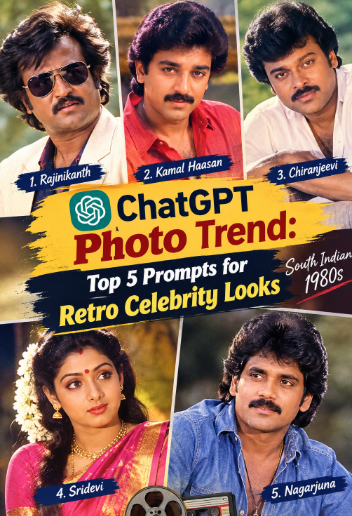 South Indian 1980s ChatGPT Photo Trend